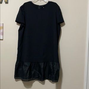 Black shift dress